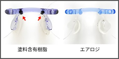 フレーム塗装によるスポットの解消｜エアロジの特徴