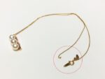 18金パールペンダントネックレスのチェーン切れ