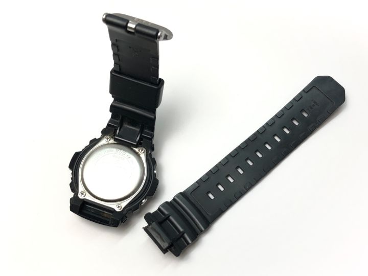 松江市でG-SHOCK AW-591-2AJFのバンド外れた状態
