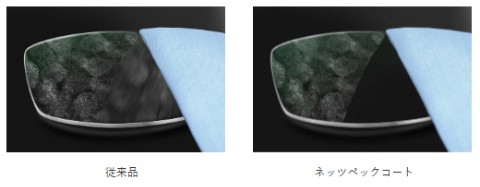 汚れがつきにくい超撥水コート