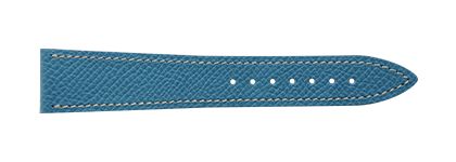 CASSIS(カシス)製 Blue Jeanカラーの時計ベルトの公式カタログ写真。
