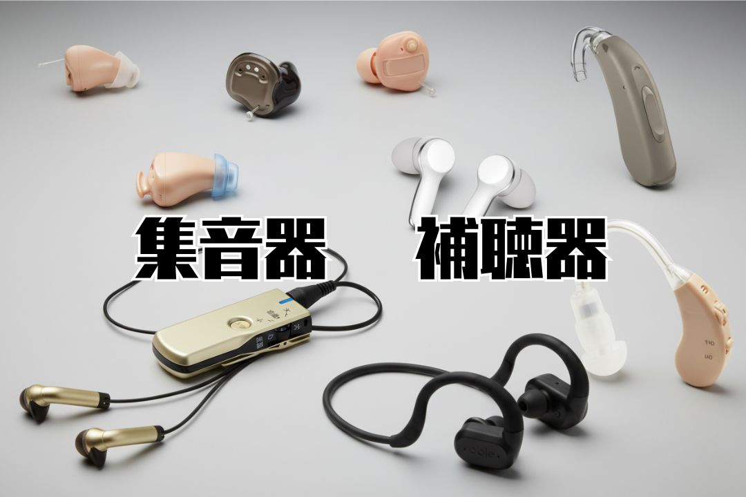 様々な補聴器・集音器