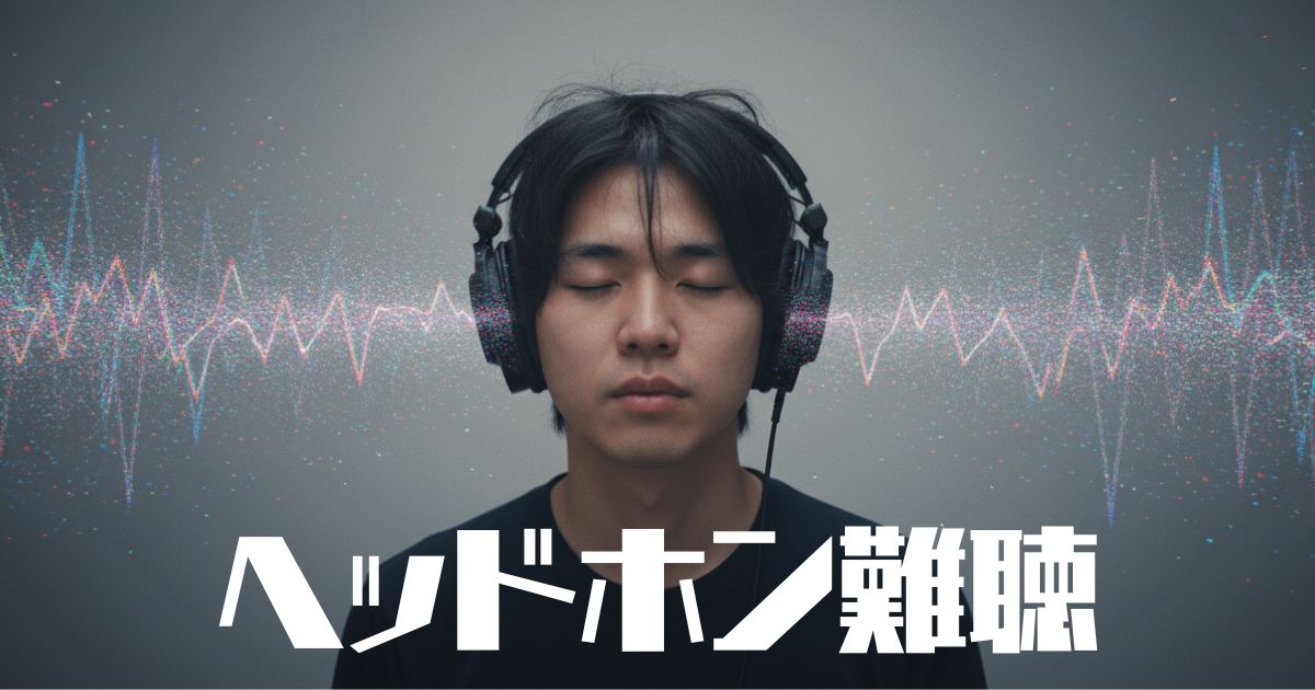 ヘッドホン難聴（騒音性難聴、スマホ難聴）