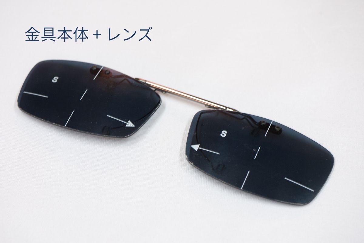 シーザーフリップ2完成品（ガンメタル本体にダークグレーEXレンズ装着）