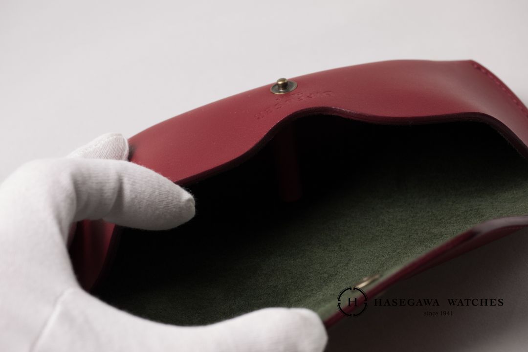 DIFFUSER Tokyo SG1174 内側 国産ピッグスエード レッドの内装