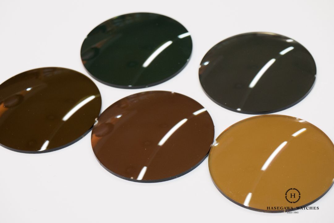 イトーレンズ 偏光150内面マルチ 全7色うち5色サンプルレンズ 松江市メガネ店